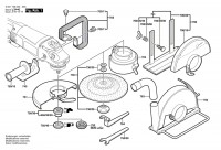 Bosch 0 601 756 003 Gws 25-230 Angle Grinder 230 V / Eu Spare Parts